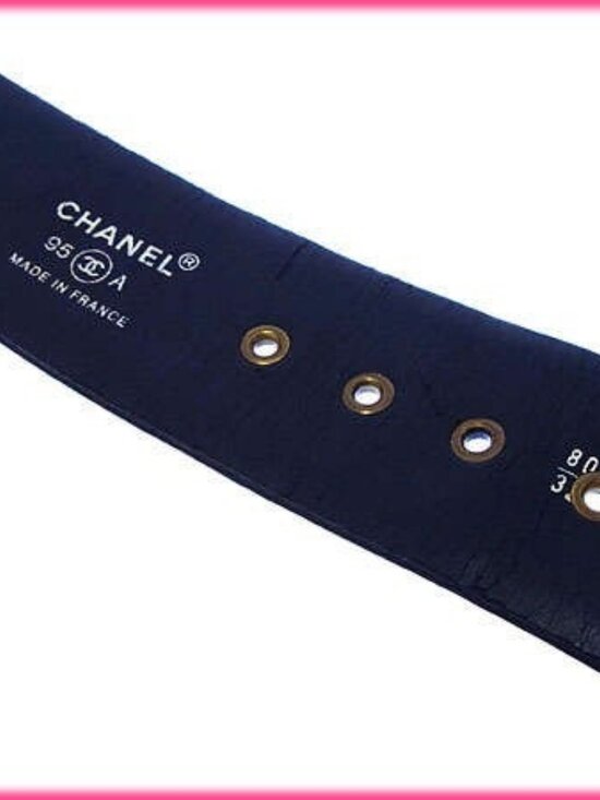 CHANEL belt Black x Gold Women Authentic secondhand main image 5